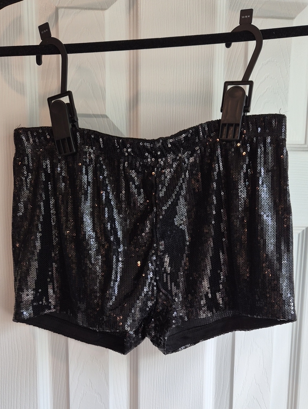 Size M/L Black Sequin Cheer Briefs
